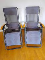 2 inklapbare camping tuin stoelen te koop, Caravans en Kamperen, Ophalen, Zo goed als nieuw, Campingstoel