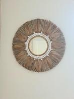 Ronde wandspiegel Bulu uit Bali, Minder dan 50 cm, Rond, Ophalen of Verzenden, Tropical Home