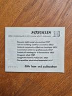 Origineel instructieboekje Märklin 3937 bouwpakket, Hobby en Vrije tijd, Modeltreinen | H0, Wisselstroom, Treinset, Nieuw, Ophalen of Verzenden