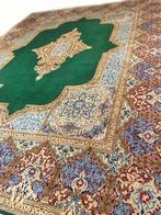 Zeer groot Perzisch tapijt handgeknoopt Kerman L400xB290 cm, 200 cm of meer, 200 cm of meer, Rood, Rechthoekig