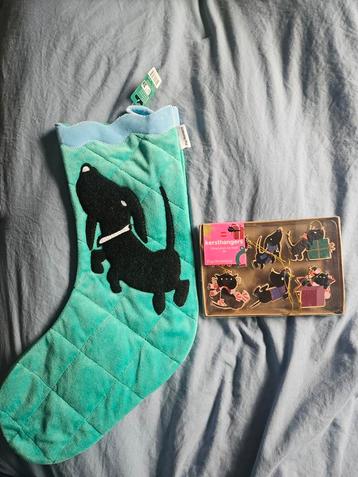 Nieuwe takkie kerstsok en takkie en siepie kersthangers beschikbaar voor biedingen