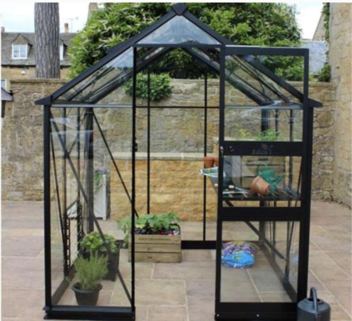 Tuinkas Burford 86, Tuin en Terras, Kassen, Nieuw, Kweekkas, Aluminium, Glas, Ophalen