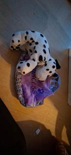 Knuffel hond met tasje, Kinderen en Baby's, Ophalen of Verzenden, Zo goed als nieuw, Hond