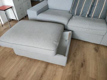 Ikea Kivik 2 zits bank met voetenbank - afbeelding 4