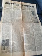 Krant uit oorlog 21 juli 1942 drentsch nieuwblad, Verzamelen, Militaria | Tweede Wereldoorlog, Nederland, Overige soorten, Boek of Tijdschrift