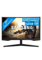 Samsung Odyssey G5 27” QHD 165Hz Curved Gaming Monitor, Computers en Software, Monitoren, Curved, VA, Zo goed als nieuw, DisplayPort