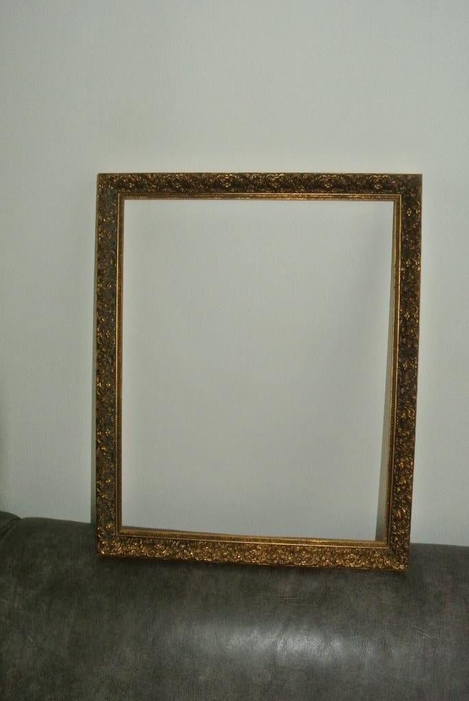 Schilderijlijst, Goud, Sierrand, Vintage, Huis en Inrichting, Woonaccessoires | Lijsten, Ophalen, Minder dan 50 cm, Zo goed als nieuw