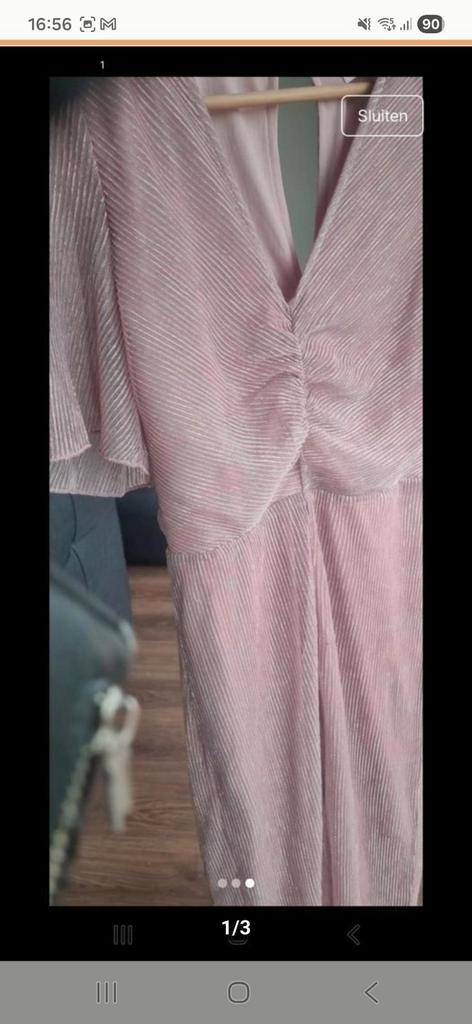 Nieuwe Freebird Jumpsuit S - Roze Glitter, Kleding | Dames, Jurken, Nieuw, Maat 36 (S), Roze, Ophalen of Verzenden