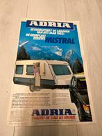 Brochure Adria Mistral caravan 1983, Ophalen of Verzenden, Gelezen