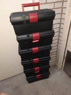 6 Curver gereedschapskist ZGAN, Ophalen, Zo goed als nieuw