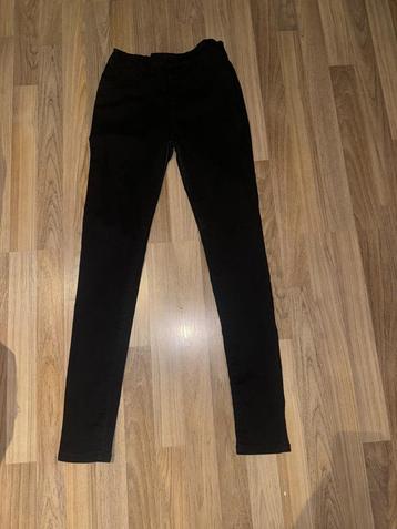 Jegging jeanslegging broek legging zwart zwarte 164 jeans to