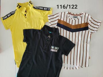 Z8 poloshirt (2x) + Dutch jeans (1x) mt 116 (goede staat) beschikbaar voor biedingen