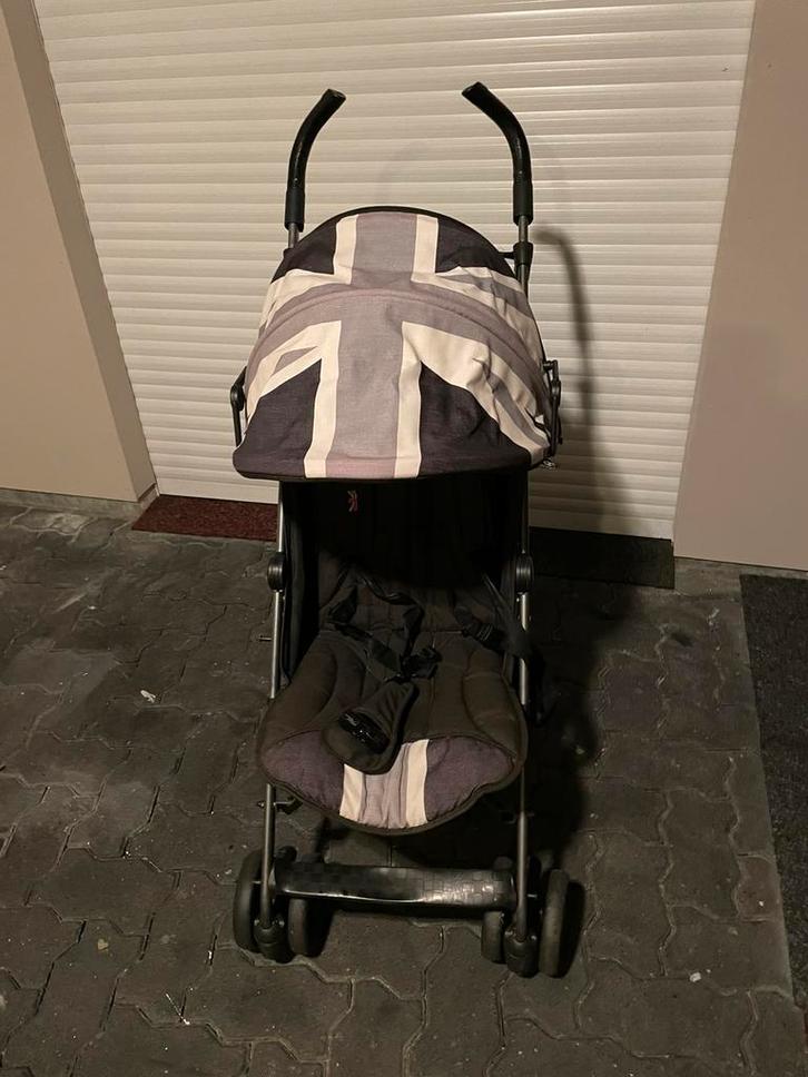 Buggy easywalker britse vlag automerk mini cooper, Kinderen en Baby's, Buggy's, Gebruikt, Zonnekap, Ophalen