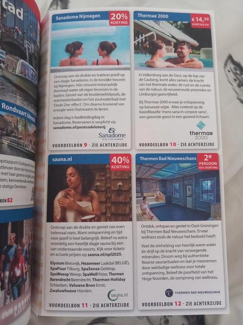 Kortingsbonnen Thermen, Tickets en Kaartjes, Kortingen en Cadeaubonnen, Twee personen, Spa of Sauna, Kortingsbon