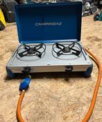 Campingaz 2-pits kooktoestel - Ideaal voor kamperen!, Caravans en Kamperen, Ophalen of Verzenden, Gebruikt