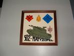tegeltje 502 mat v.z.p., Verzamelen, Militaria | Algemeen, Ophalen of Verzenden, Landmacht, Nederland, Embleem of Badge