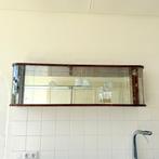 Josephine – Luxe Houten Hangvitrinekast met Glazen Elementen, Met deur(en), 100 tot 150 cm, Glas, Vintage