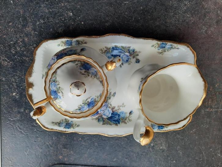 Roomstelletje, Huis en Inrichting, Keuken | Servies, Zo goed als nieuw, Overige stijlen, Porselein, Ophalen