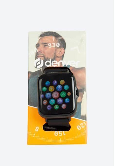 Denver Smartwatch - Nieuw & Sportief!, Sieraden, Tassen en Uiterlijk, Smartwatches, Nieuw, Zwart, Hartslag, Waterdicht, Verzenden