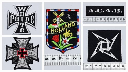 Patch,embleem,emblemen, diversen, muziek, pitbull,spook,skul, Kleding | Heren, Overige Herenkleding, Nieuw, Ophalen of Verzenden
