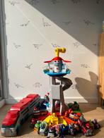Veel Paw patrol uitkijktoren, vrachtwagen autosets en figure, Kinderen en Baby's, Speelgoed | Speelgoedvoertuigen, Ophalen, Gebruikt