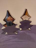 2  zilverkleurige Kerstboompjes, Ophalen of Verzenden, Zo goed als nieuw