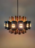 Deense hanglamp van Werner Schou voor Coronell Elektro, Gebruikt, Ophalen of Verzenden, Glas, Nvt