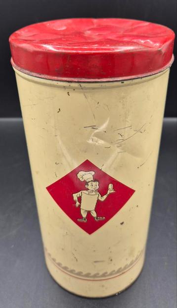 Vintage Bolletje Beschuitblik beschikbaar voor biedingen