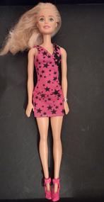 Barbie pop met roze jurk, Ophalen of Verzenden, Zo goed als nieuw, Barbie