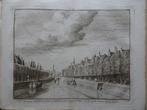 gravure Stad Zierikzee haven eerste houten brug Spilman 1754, Verzenden