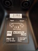 HK Audio Premium PR:O 12 passieve luidsprekers + statieven, Audio, Tv en Foto, Luidsprekers, Gebruikt, 120 watt of meer, Front, Rear of Stereo speakers