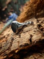 Handgemaakte Zilveren Slangenring, 18 tot 19, Nieuw, Ophalen of Verzenden, Dame of Heer