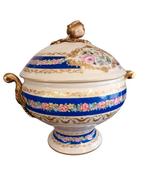 Franse soepterrine met bronsbeslag., Ophalen