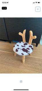 Schattig kinderstoeltje met koeienprint, Huis en Inrichting, Stoelen, Overige kleuren, Ophalen of Verzenden, Zo goed als nieuw