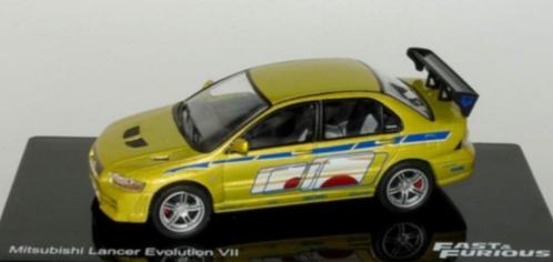 Mitsubishi Lancer Evolution VII 1/43 FAST & FURIOUS # 10, Hobby en Vrije tijd, Modelauto's | 1:43, Nieuw, Auto, Overige merken
