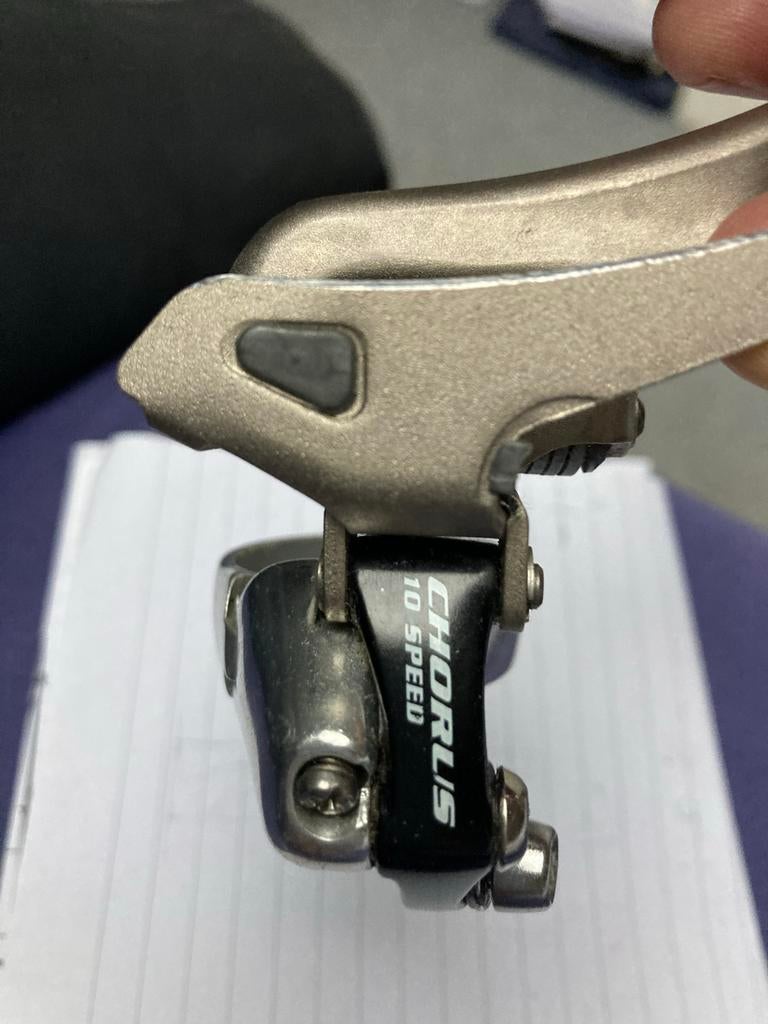 Campagnolo Chorus 10 speed voorderailleur - 35mm, Ophalen of Verzenden, Zo goed als nieuw, Derailleur of Ketting