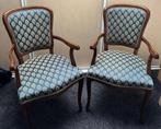 Antieke Stoelen louis XV - Nieuw Bekleed - Set van 2, Antiek en Kunst, Antiek | Meubels | Stoelen en Banken, Ophalen