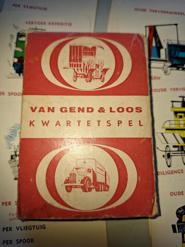 Van Gend & Loos Kwartetspel - Vintage, Hobby en Vrije tijd, Gezelschapsspellen | Kaartspellen, Gebruikt, Drie of vier spelers