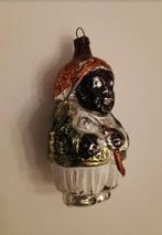 oude kerstbal 'Moor' , figuurtje, mannetje,  8,5 cm, antiek, Antiek en Kunst, Curiosa en Brocante, Ophalen of Verzenden