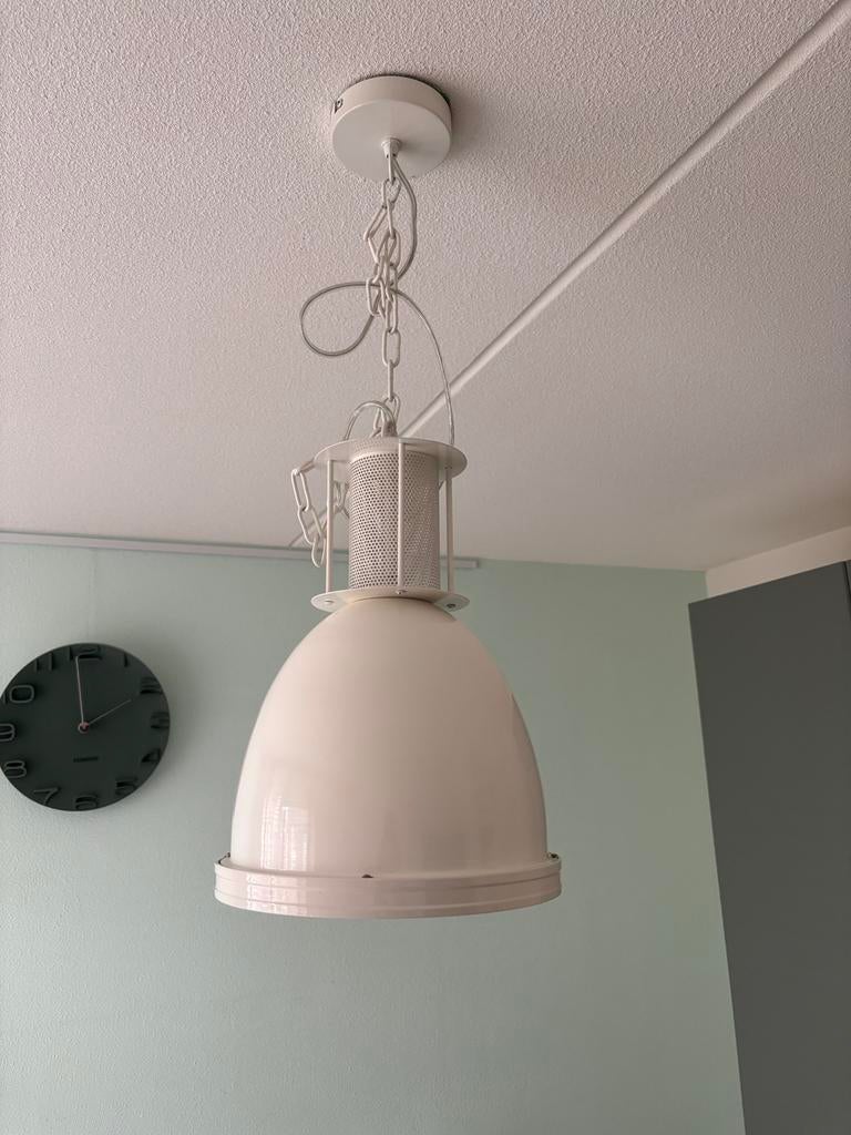Karwei hanglamp Charlie – wit, Huis en Inrichting, Ophalen, Zo goed als nieuw, Metaal, Minder dan 50 cm