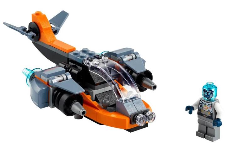 Lego 31111 Cyber Drone, Kinderen en Baby's, Speelgoed | Duplo en Lego, Zo goed als nieuw, Lego, Complete set, Ophalen