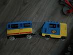 Zgan Duplo partij, rails met locomotief, bruggen, overgang, Ophalen of Verzenden, Zo goed als nieuw, Duplo