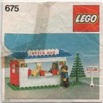 lego 675-1 lego city classic city snackbar (1977), Ophalen of Verzenden, Gebruikt, Complete set, Lego