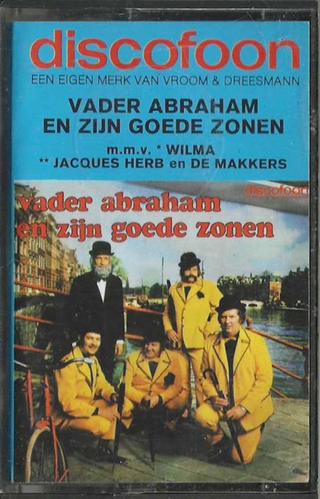 Vader Abraham en zijn goede zonen 1972 CB011, Cd's en Dvd's, Cassettebandjes, Origineel, Nederlandstalig, 1 bandje, Ophalen of Verzenden