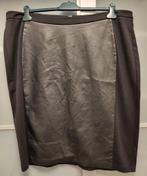 Ulla Popken leren rok met stretch maat 52, Rok, Zwart, Ulla Popken, Ophalen of Verzenden