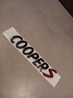 Nieuwe Mini CooperS of Cooper sticker auto mat chroom, Ophalen of Verzenden