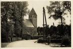 OUDEGA Sm., Ned. Herv. Kerk (1940) RPPC Ansichtkaart, Ophalen of Verzenden, 1920 tot 1940, Gelopen, Friesland