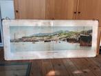 schoolplaat "De haven van Genua", Antiek en Kunst, Ophalen of Verzenden, Geschiedenis