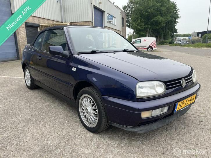 Volkswagen Golf Cabrio 1.8, Auto's, Volkswagen, Particulier, Te koop, Golf, Airbags, Alarm, Centrale vergrendeling, Elektrische ramen