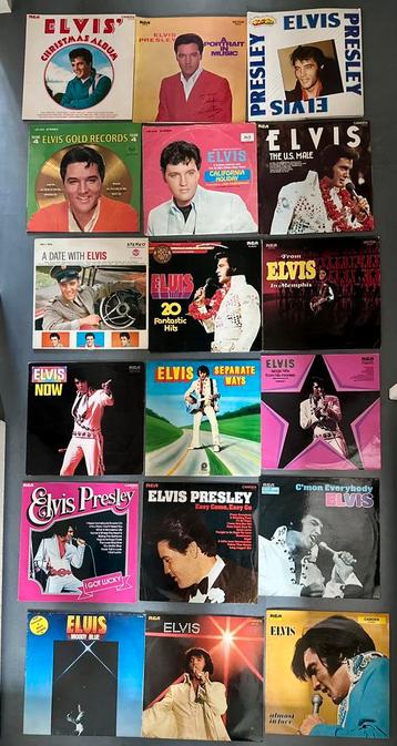 18 Elvis Presley lp’s in een koop beschikbaar voor biedingen